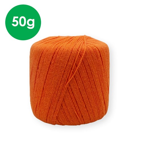 Crochet Cotton - Orange - 50g