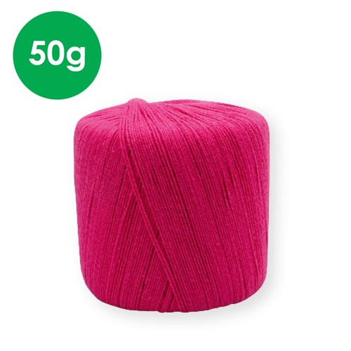 Crochet Cotton - Pink - 50g