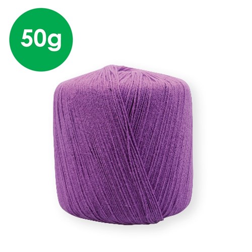 Crochet Cotton - Purple - 50g