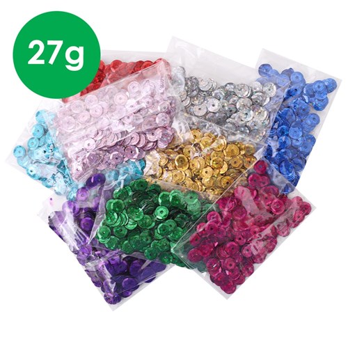 Cup Sequins - Assorted - 27g Pack