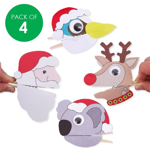 Christmas Peg Characters CleverKit Multi Pack - Pack of 4