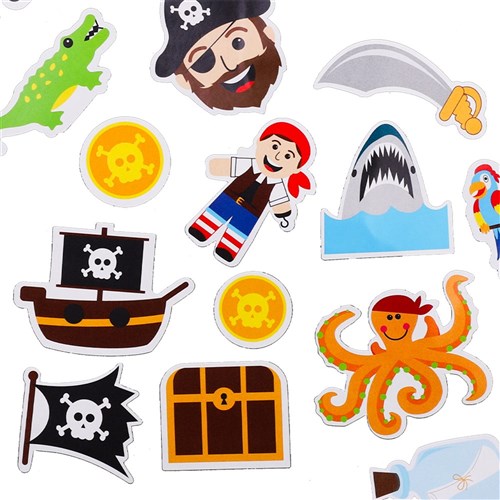 Pirate Stickers - Pack of 138