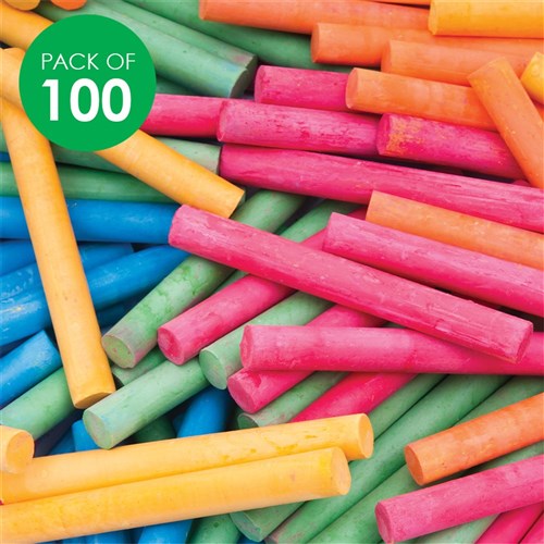 Coloured Chalk - Pack of 100