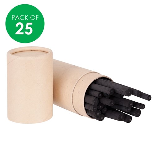 Willow Charcoal - 9mm  - Pack of 25