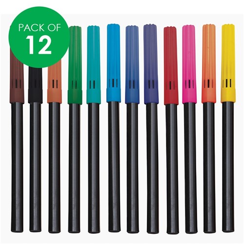 Creatistics Coloured Markers  - Pack of 12
