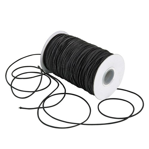 Elastic - Black - 2mm x 100m