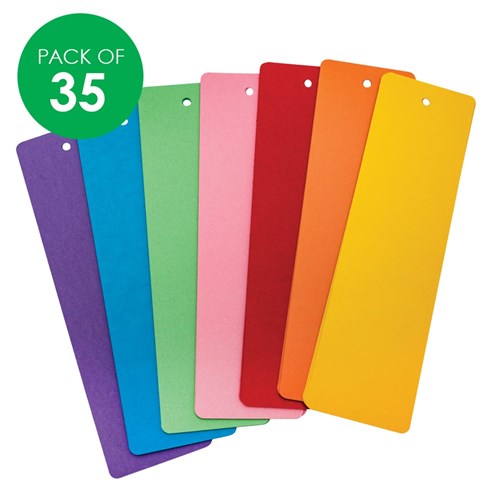 Creatistics Coloured Paper Bookmarks - Pack of 35