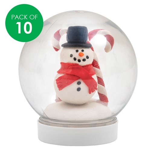 Creatistics Snow Globes - Pack of 10