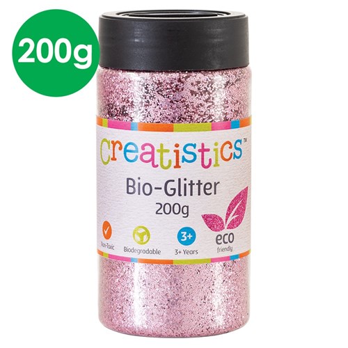 Creatistics Bio-Glitter - Pink - 200g