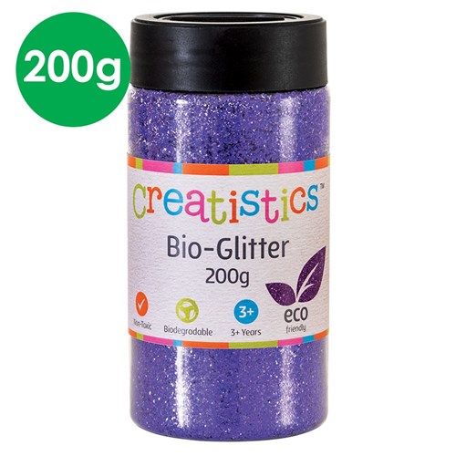 Creatistics Bio-Glitter - Purple - 200g