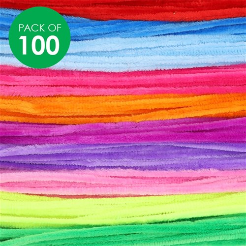 Jumbo Chenille Stems - Pack of 100