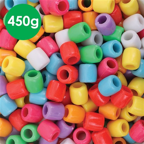 Large Pony Beads - 450g Tub