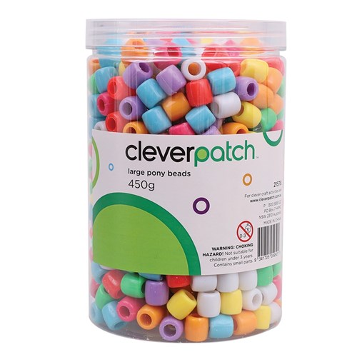 Large Pony Beads - 450g Tub