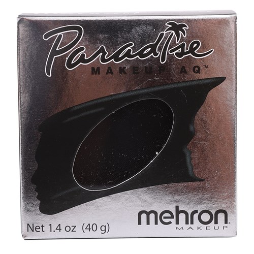 Paradise Face & Body Paint - Black - 40g Cake