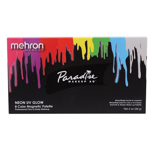 Paradise Face & Body Paint Palette - Neon UV - 8 Colours