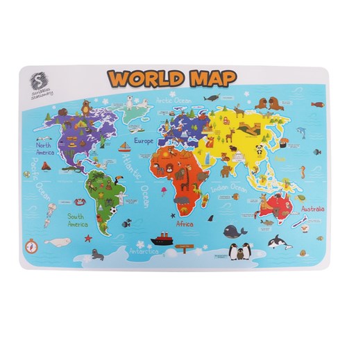 Primary Learning Educational Placemats - Pack of 4