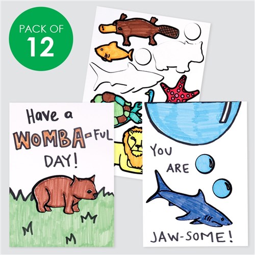 Fuzzy Art Stickers - Pack of 12 Sheets