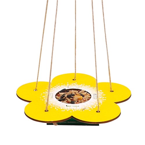 Wooden Hanging Bird Feeders - Pack of 10