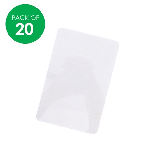 Shrink Plastic Film - A6 - Pack of 20