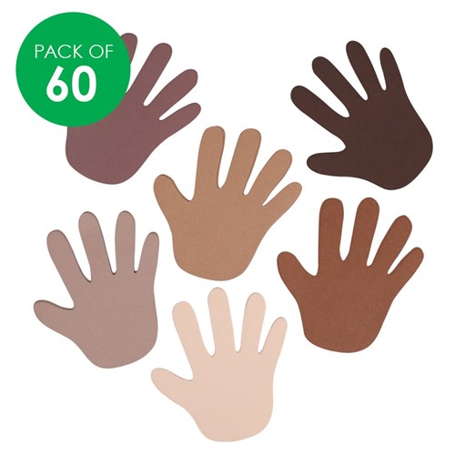 Paper Hands - Multicultural - Pack of 60