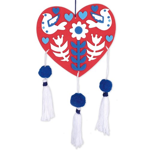 Foam Hanging Heart CleverKit