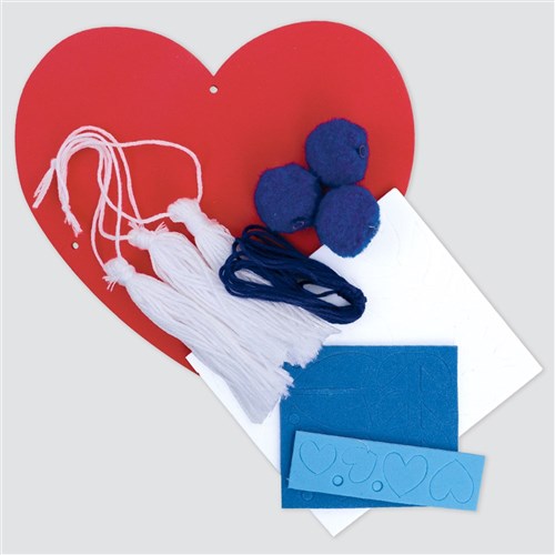 Foam Hanging Heart CleverKit