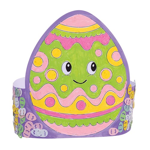 Cardboard Easter Crowns - Pack of 10