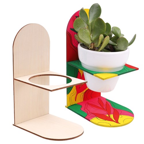 Wooden Standing Pot Holder - Each