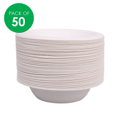 Sugarcane Eco Bowls - Pack of 50