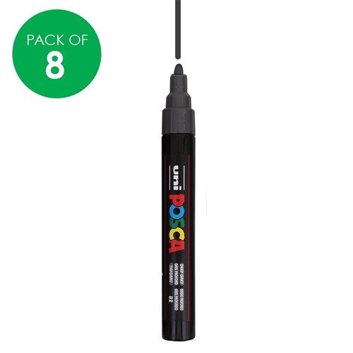 POSCA Paint Markers - Medium Tip - Monotone - Pack of 8