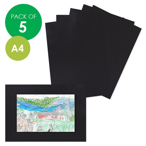 Pasteboard - Black - A3 - Pack of 5