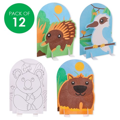 3D Sand Art Scenes - Australian Animals - Pack of 12