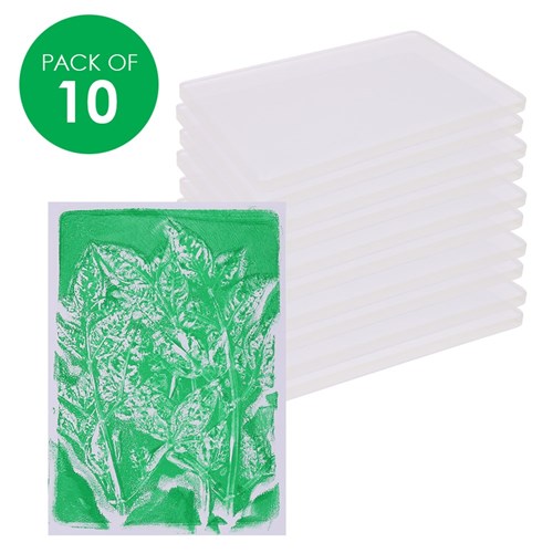 Gelli Printing Plates Classpack - Pack of 10