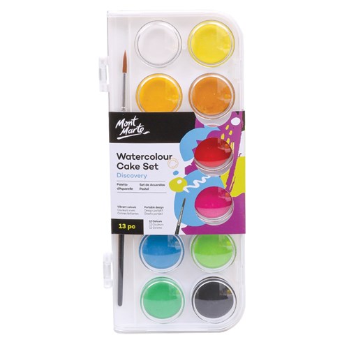 Mont Marte Watercolour Palette - 12 Well