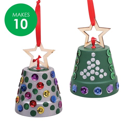 Christmas Tree Pot Ornaments Group Pack