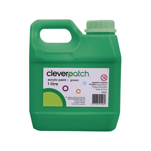 CleverPatch Acrylic Paint - Green - 1 Litre