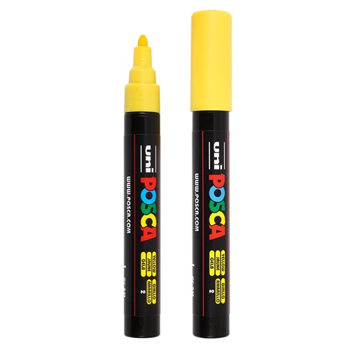 POSCA Paint Marker - Medium Tip - Yellow