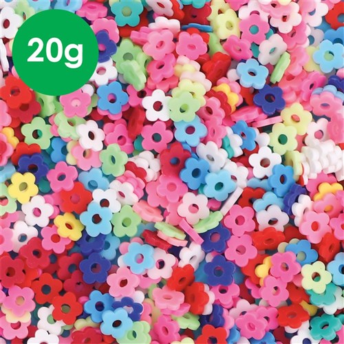 Heishi Beads - Flowers - 20g Pack