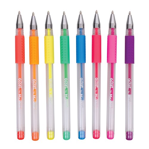 Gel Pens - Bright - Pack of 8