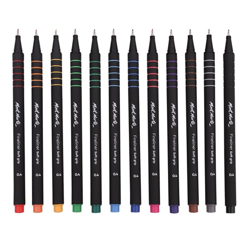 Mont Marte Fineliners - Coloured - Pack of 12