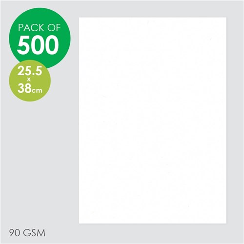 Litho Paper - 255 x 380mm - 90gsm - Pack of 500