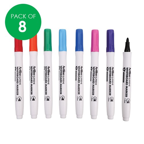 Artline Whiteboard Markers - Pack of 8