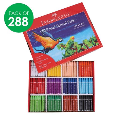 Faber-Castell Oil Pastels Classpack - Pack of 288