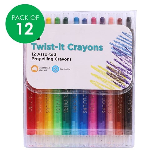 EC Twist-It Crayons - Pack of 12