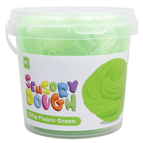 EC Sensory Dough - Fluoro Green - 250g Tub