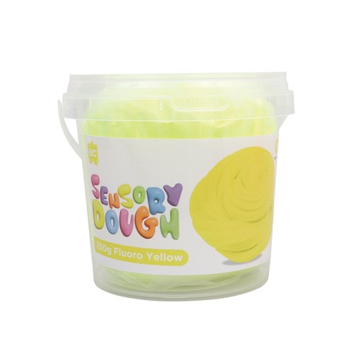 EC Sensory Dough - Fluoro Yellow - 250g Tub