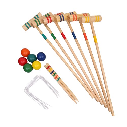 Wooden Croquet Set