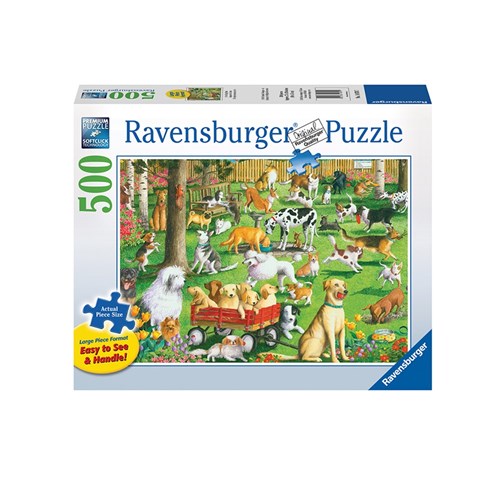 Ravensburger Puzzle - At the Dog Park - 500 Large Pieces
