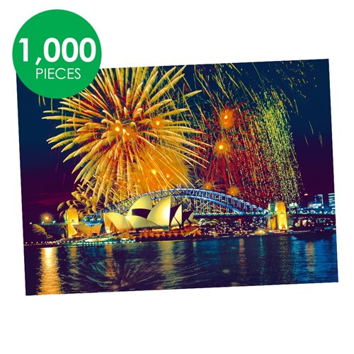 Ravensburger Puzzle - Fireworks Over Sydney Australia - 1,000 Pieces