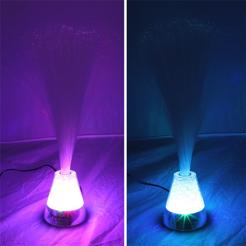 Fibre Optic Lamp with Colour Changing Base